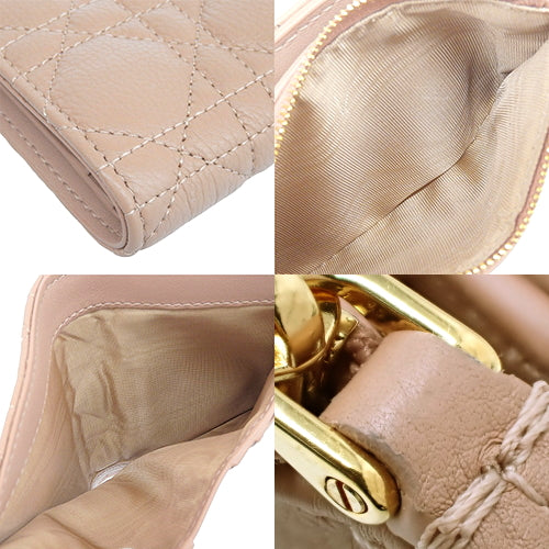 カナージュ Caro ダリアウォレット カーフスキン ローズ デ ヴァン S5173UWHC_M49P(2024年5月現在現行品) 二つ折り 2つ折り カロ