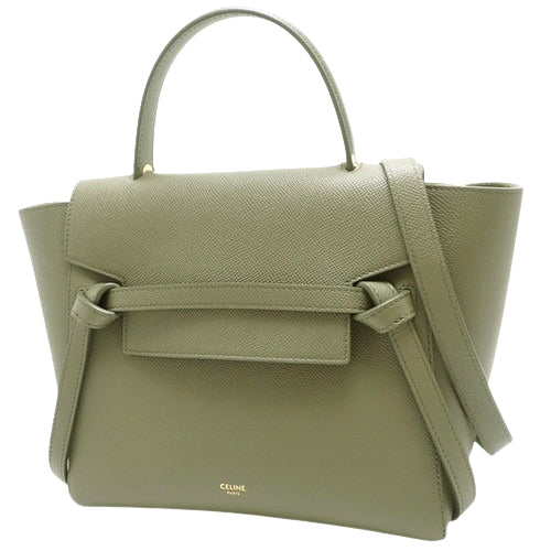 Micro Belt Bag, 2-Way, Shoulder/Crossbody, Grained Calfskin, 189153ZVA.15LK