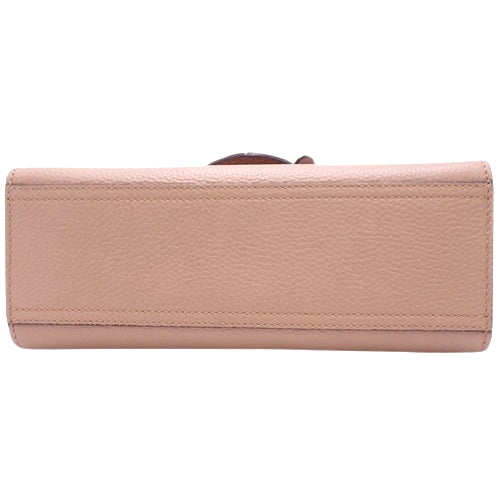 GG Marmont top handle bag, 2-way shoulder bag, crossbody bag, leather with faux pearl accents, 442622