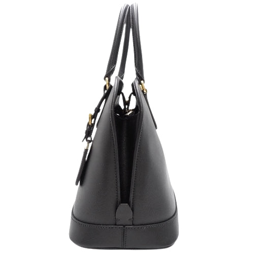2-Way Handbag, Saffiano Leather, SAFFIANO LUX NERO BN2567, Shoulder Bag, Crossbody Bag