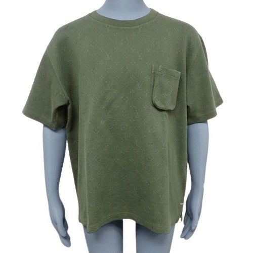 Signature 3D Pocket Monogram T-Shirt, Short Sleeve, XXL, Cotton