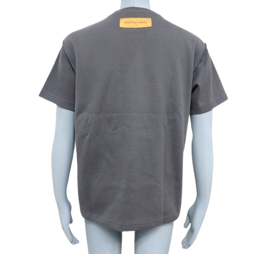 Notre Dame & Pont Neuf Embroidery T-Shirt, Short Sleeve, XS, Cotton