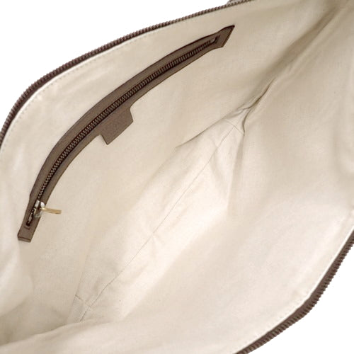 Ophidia Web Line Crossbody Bag, Shoulder/Crossbody, Double G Half Moon Shape, GG Supreme Canvas, Beige/Ebony, 547939