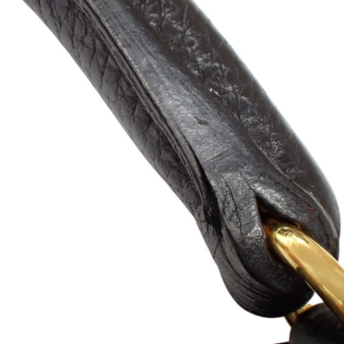 Kelly 32 (inner-stitched) Togo leather, black, gold hardware, □O stamp.