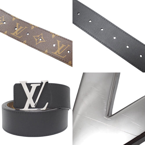 モノグラム ベルト・LV イニシャル 40MM アパレル 服飾小物 ファッション小物 リバーシブル 110/44 モノグラムキャンバス カーフ M9821Q(2024年5月現在現行品)