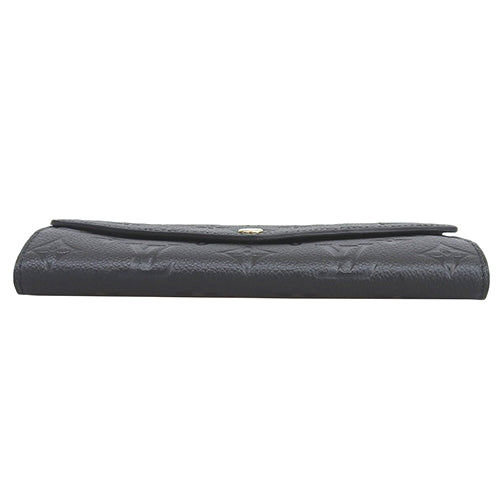 Monogram Empreinte Portefeuille Sarah Bifold Long Wallet in Monogram Empreinte Noir, M82257 (current product as of May 2024)