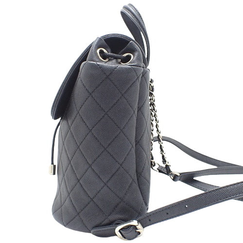 Matelasse CC Filigree Backpack with Chain Shoulder Strap, Caviar Skin, A57090