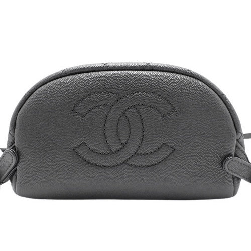 Matelasse CC Filigree Backpack with Chain Shoulder Strap, Caviar Skin, A57090