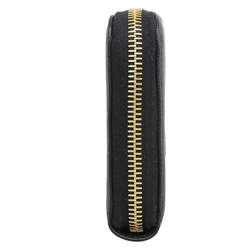 ラウンドファスナー 長財布 ロングウォレット ラウンドジップ サフィアーノレザー NERO ネロ 1ML506