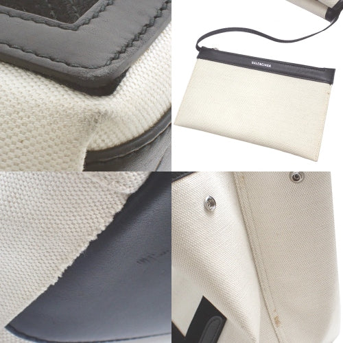 NAVY Small Cabat, Canvas & Calfskin, Off-White, 339933, Navy Cabat S handbag