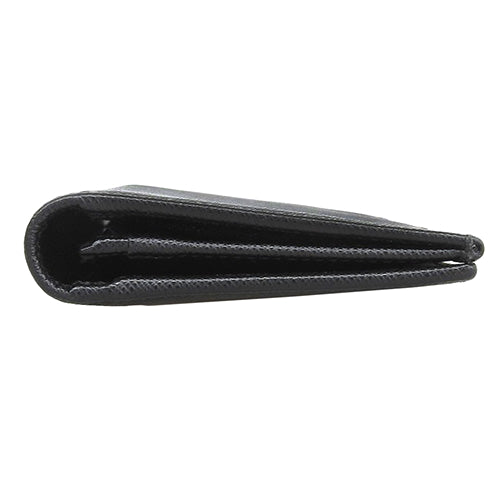 Document holder, saffiano leather, NERO (black), 2MV836, bi-fold, long wallet, accessories.