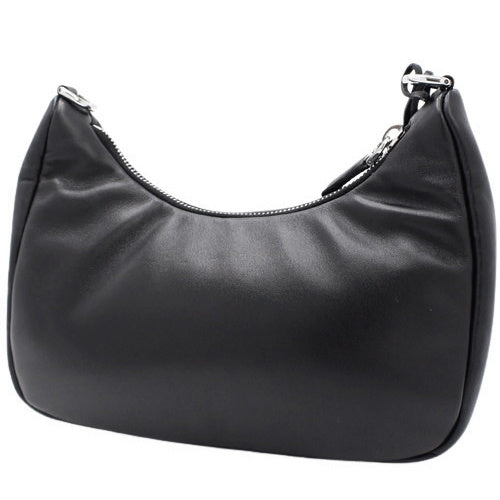 Re-Edition 2005 Shoulder Bag, Nappa Leather, Black, 1BH204 2DYI F0002 V9Z, 2-Way (shoulder or crossbody)