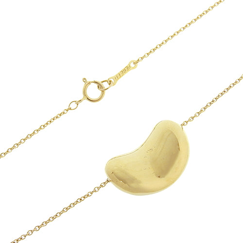 Bean Design Pendant, Yellow Gold (K18YG), Accessory, Jewelry, Bean Motif
