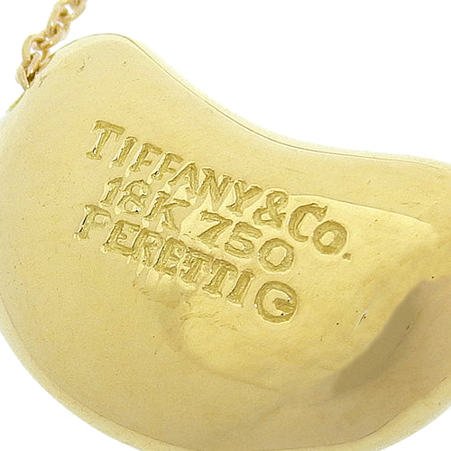 Bean Design Pendant, Yellow Gold (K18YG), Accessory, Jewelry, Bean Motif