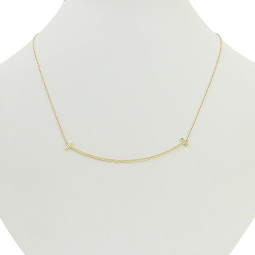 Smile Pendant, Large, Yellow Gold (K18YG), Accessory, Jewelry, T Smile