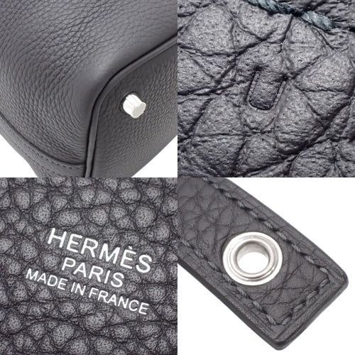 Picotin Lock Ecclat PM, Triomphe Clemence Swift, Palladium hardware, Caban/Mauve Pale, Silver hardware, U stamp.