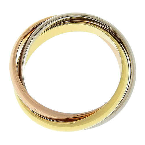 Classic Trinity Ring, White Gold (K18WG), Pink Gold (K18PG), Yellow Gold (K18YG), Accessory, Jewelry, 3-band, Triple Ring