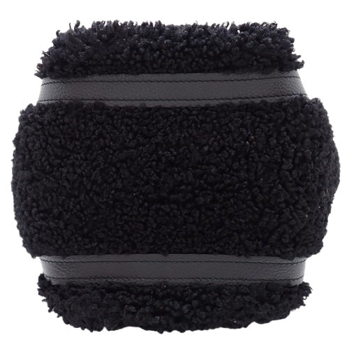 Everyday XS North/South Tote, Calfskin, Shearling, Black, 672793, 3-Way Shoulder Bag.