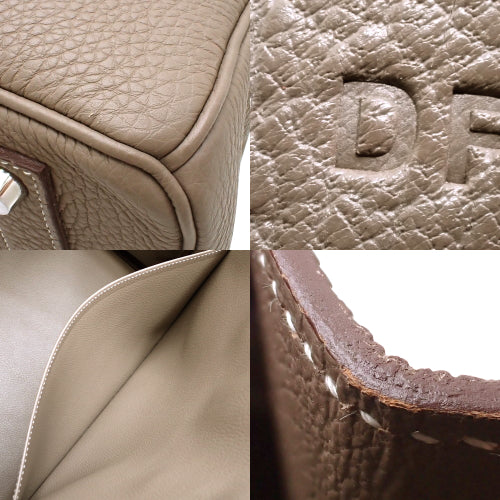バーキン 40 トゴ パラジウム金具 エトープ/エトゥープ シルバー金具 D刻印
