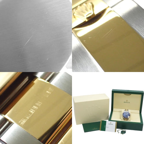 【保証書付】116613LB サブマリーナ デイト YG/SS ランダム番 自動巻き 2016年10月購入 ブルー ゴールド