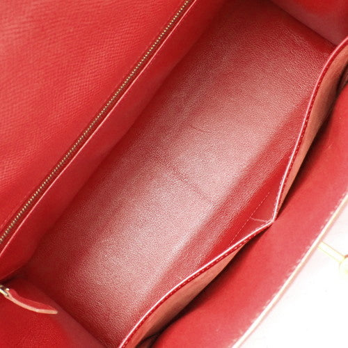 Kelly 32 (Exterior Stitched) Kuschel Rouge Vif Gold Hardware □D Stamp
