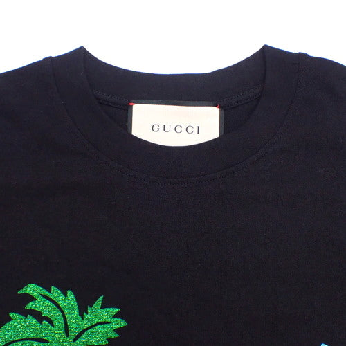 ハワイロゴ Tシャツ アパレル ファッション 半袖 HAWAII ラメプリント クルーネック S コットン 580762