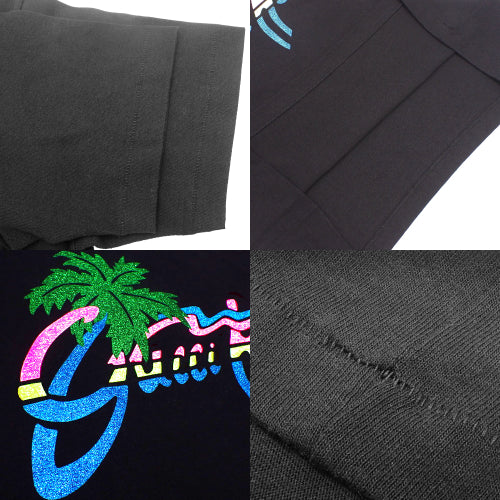 ハワイロゴ Tシャツ アパレル ファッション 半袖 HAWAII ラメプリント クルーネック S コットン 580762