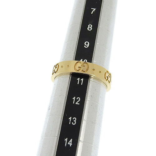 アイコン リング 660070 J8500 8000(2024年9月現在現行品) K18 イエローゴールド YG アクセサリー ジュエリー インターロッキングG 11(51)号