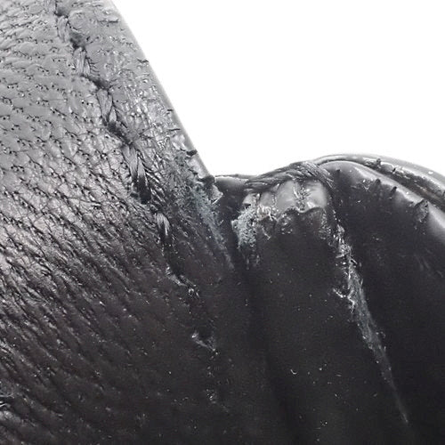 Trio Large Leather Pouch, Black, Old Logo, Shoulder Bag, Crossbody Bag