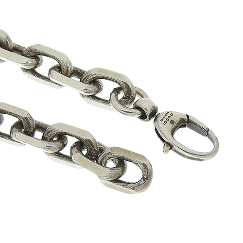 インターロッキング シルバー ブレスレット 620798 J8400 0811(2024年8月現在現行品) シルバー925 Sv アクセサリー ジュエリー ダブルG
