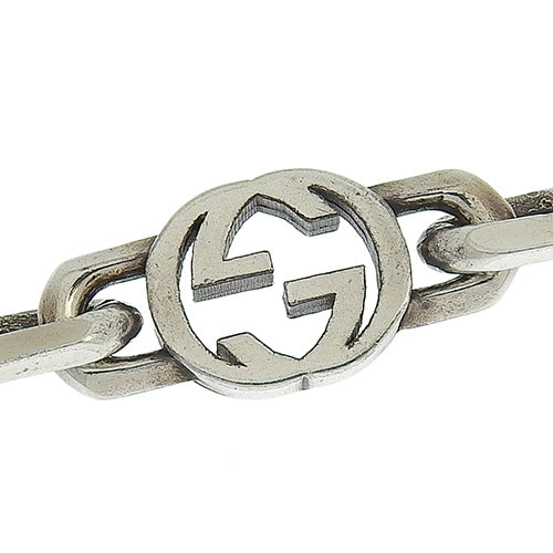 インターロッキング シルバー ブレスレット 620798 J8400 0811(2024年8月現在現行品) シルバー925 Sv アクセサリー ジュエリー ダブルG