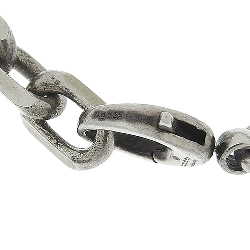 インターロッキング シルバー ブレスレット 620798 J8400 0811(2024年8月現在現行品) シルバー925 Sv アクセサリー ジュエリー ダブルG