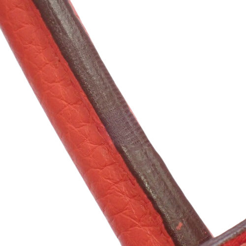 バーキン 30 トリヨンクレマンス パラジウム金具 ルージュピヴォワンヌ シルバー金具 □R刻印
