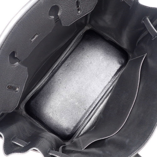 バーキン 35 トゴ パラジウム金具 ブラック シルバー金具 □G刻印