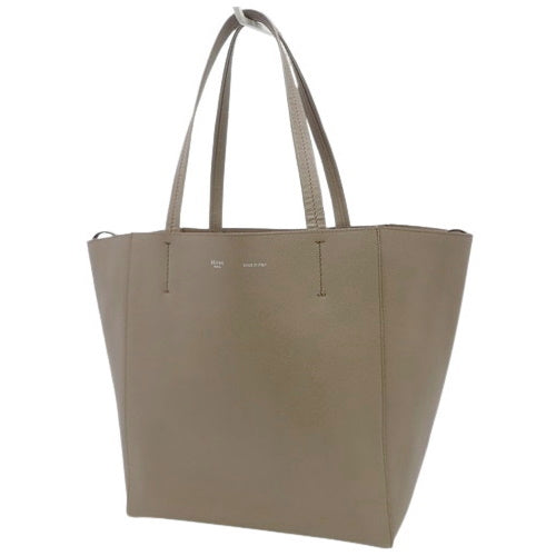 Cabas Phantom Small Leather Tote Bag in Taupe (Old Logo)