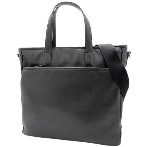 2WAY Leather Handbag, NERO (Black), 2VG033, Shoulder Bag, Crossbody Bag, Business Bag, Briefcase