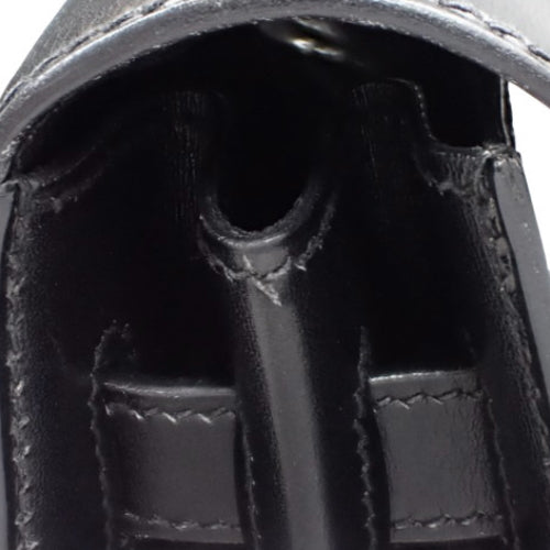 Kelly 32 (Exterior Stitched) Box Calfskin, Black, Gold Hardware, 〇A Stamp
