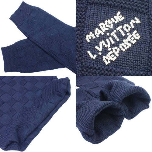 Damier pullover with pearl signature sweater, size M, wool, 1AFIVL