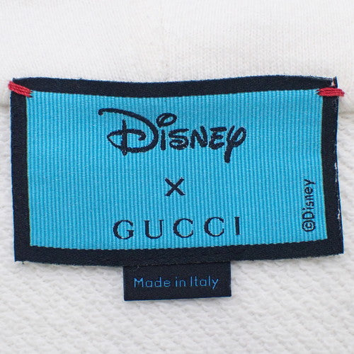 Donald Duck Half-Zip Pullover Hoodie, Gucci x Disney, Size M (170/92Y), Cotton, 652682 XJDCW