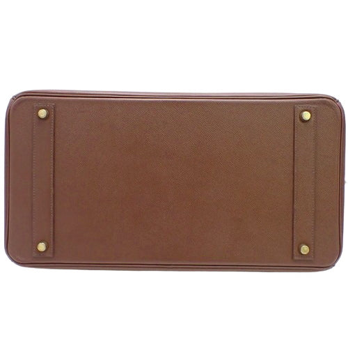 Birkin 40, Coussin, Havana, Gold Hardware, □A stamp