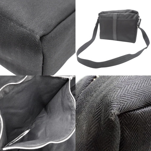 アカプルコ バサス トワルシェブロン レザー パラジウム金具 ブラック シルバー金具