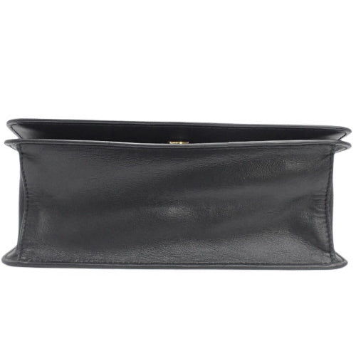 Chain shoulder bag, saffiano leather, calfskin, SAFFIANO+SOFT CALF NERO (black), 1BD133, shoulder bag, crossbody bag.