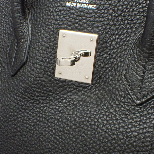 バーキン 35 トゴ パラジウム金具 ブラック シルバー金具 □P刻印
