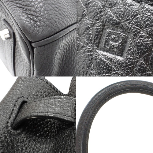 バーキン 35 トゴ パラジウム金具 ブラック シルバー金具 □P刻印