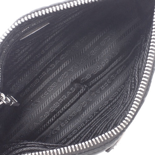 Quilted 2-way shoulder bag, nylon, TESSUTO IMPUNTU NERO (black), 1BH026 2AS3 F0002, chain bag, shoulder bag, crossbody bag.