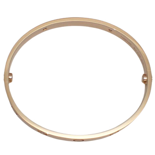 Love Bracelet, Diamond, Pink Gold (K18PG), Accessory, Jewelry, 4PD Bangle