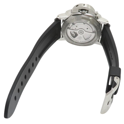 【保証書付】ルミノールマリーナ1950 PAM00359 SS/ラバー ステンレス 自動巻き 2010年11月購入 ブラック ブラック