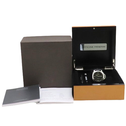 【保証書付】ルミノールマリーナ1950 PAM00359 SS/ラバー ステンレス 自動巻き 2010年11月購入 ブラック ブラック