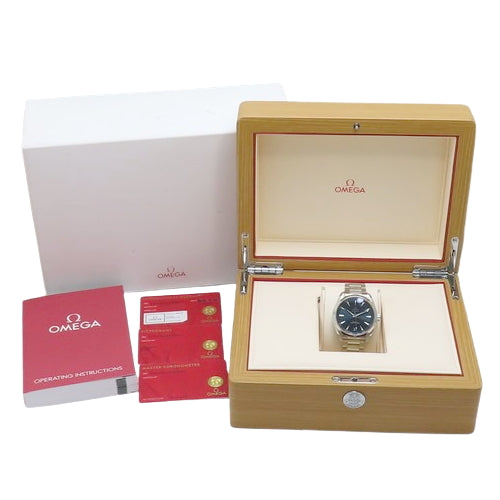 220.10.41.21.03.001 Seamaster Aqua Terra Stainless Steel SS Automatic Navy
