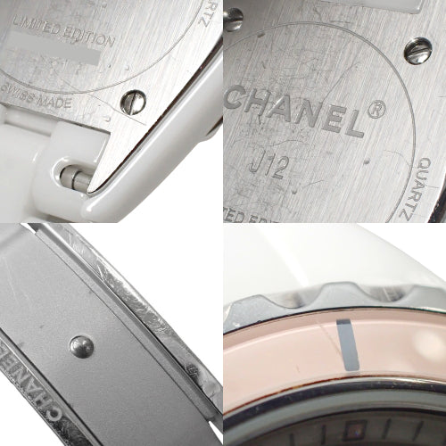 【保証書付】J12 H4466 CE/SS クオーツ ソフトピンク 29mm 1200本限定 2015年7月購入 ホワイト ホワイト